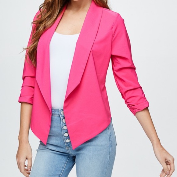 Jackets & Blazers - Pink blazer NEW S M L